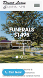 Mobile Screenshot of desertlawnfuneralhomeandmemorialpark.com